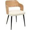 Nábytek Pegas Židle Roki béžová bouclé