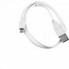 Kabel C-TECH USB 2.0 AM/Micro, 1m, bílý CB-USB2M-10W