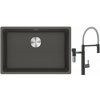 Súprava kuchynská batéria Franke Vital Semi-Pro 120.0621.313, granitový drez Franke Maris 125.0716.376