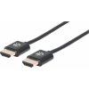 Kábel Manhattan HDMI - HDMI 0.5m czarny (394406)