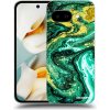 Picasee silikónový čierny obal pre Google Pixel 9a - Green Gold