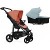 TFK Mono4 2v1 Salmon Combi carrycot + Seat unit Nafukovacie kolesá Hlboká vanička Blue Dual Color