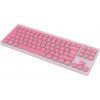Canyon OnType 10, klávesnica, mechanická, USB, multimediálna, ružová CNS-HKB10P