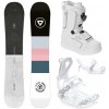 Gravity Electra 24/25 dámsky snowboard + Raven Fastec FT360 white viazanie + Raven Pearl white ATOP topánky - 154 cm + S (EU 35-40)