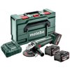 Metabo W 18 L 9-125 QUICK SET / Aku uhlová brúska / 18V / 3x4Ah / Priemer 125 mm / 8500 ot-min / metaBOX (MET602249960)