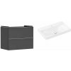 Súprava skrinka Hansgrohe Xelu Q 54028000, umývadlo Hansgrohe Xelu Q 61024450