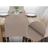 Biante Dekoračný behúň na stôl BKR-502 Svetlo hnedý režný 20x180 cm
