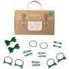 Set doplnkov do vlasov Rockahula Kids: My School Green
