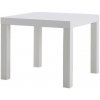 IKEA stolík LACK, štvorcový stôl, 55x55 cm, biely