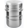Súprava cestovného riadu Tatonka Handle Mug 600 ml steel