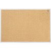 Korková tabuľa Magnetoplan 120 x 90 cm Alu + špendlíky