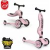 Scoot&Ride Highwaykick1 Kolobežka 2v1 pre deti od 1-5 rokov - Ružová