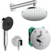 Hansgrohe DuoTurn S - chrómový sprchový systém s hlavovou a ručnou sprchou
