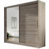Signal Veľká šatníková skriňa BEGA VI trufla šírka 180 cm
