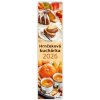 Nástenný kalendár Hrnčeková kuchárka - viazanka 12 x 48 cm 2026