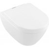 VILLEROY & BOCH - Subway 2.0 Závesné WC s hlbokým splachovaním, AntiBac, s CeramicPlus, alpská biela 5614A1T2