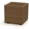 Květináč Prosperplast MADERA SQUARE eco wood 38,5 cm naturo (DMA400W-4665W)