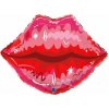 SMART BALLOONS Balón foliový rudé rty 56 cm