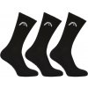 3PACK ponožky HEAD športové vysoké čierne (701229015 001) M 120 dní na výmenu alebo vrátenie tovaru!