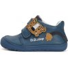 Detské chlapčenské kožené topánky Barefoot D.D.step bermuda blue S073-41369 20