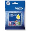 BROTHER LC-552-XL - originálna cartridge, žltá, 1500 strán