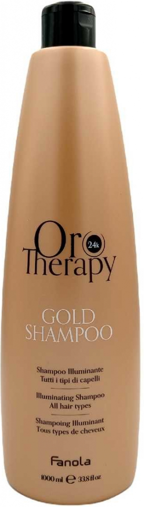 Fanola Oro Therapy 24K Gold Shampoo Šampón pre hebké a lesklé vlasy 1000 ml