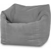 Sedací vak AMALFI plyš oceľový
