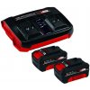 Einhell 2x 4,0Ah & Twincharger Starter-Kit