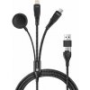Connect IT CCA-2300-BK Wirez 6 in 1, 1,25 m, čierny
