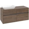 VILLEROY & BOCH Collaro závesná skrinka pod umývadlo na dosku (umývadlo vľavo), 4 zásuvky, 1200 x 500 x 548 mm, Arizona Oak, C11300VH