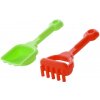 Polesie Sada Lopatka s hrabličkami, zelená-červená