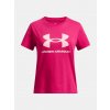 Dievčenské tričko Under Armour UA BIG LOGO SS Ružová YLG