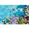 DIMEX | Vliesové fototapety na stenu Podvodný svet s koralmi MS-5-0529 | 375 x 250 cm | modrá, červená, fialová, žltá + Vliesová fototapeta na stenu DIMEX Podvodný svet s koralmi MS50529 v rozmere 375