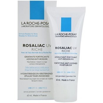 La Roche Posay Rosaliac denný upokojujúci krém pre suchú až veľmi suchú pleť SPF 15 Riche Anti-Redness Moisturiser 40 ml