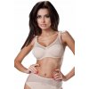 Pohodlná mäkká podprsenka Alles Havana béžová, 80F