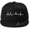 Ekg Jeseníky - Šiltovka s rovným šiltom a plastovou sponou - Univerzálna veľkosť ( Čierna )