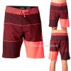 Fox pánske plavky Horizon boardshort, neon červená, 34