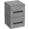 CUBE WAY nízka skr.32,5x33x51, betón CUBE2N32BE