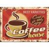 Ceduľa Coffee House 30cm x 20cm Plechová tabuľa