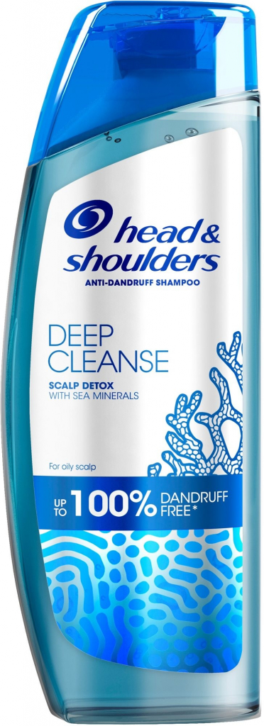 Head & Shoulders Deep Cleanse Scalp Detox with Sea Minerals šampón na vlasy proti lupinám 300 ml