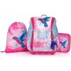 Karton P+P Školský set PREMIUM LIGHT KOLIBRÍK (3-dielny) (Zloženie setu: batoh, peračník (bez náplne), sáčok)