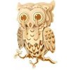 Woodcraft Drevené 3D puzzle sova