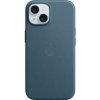 Kryt na mobil Apple iPhone 15 FineWoven Case with MagSafe Pacific modré MT3G3ZM/A