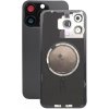 Apple iPhone 15 Pro Max - Sklo Zadného Housingu + Sklíčko Kamery + Kovový Pliešok + Magsafe Magnet (Black Titanium), Black Titanium