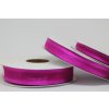 Šifónová stuha cyklaménová s lemom 9mm 044