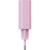Canyon OnCharge 30CL, univerzálna cestovná nabíjačka do steny 1x USB-C, 30W PD, ružová CNE-CHA30CLPK