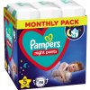 PAMPERS Night Pants Nohavičky plienkové jednorazové 5 (12-17 kg) 88 ks - MESAČNÁ ZÁSOBA