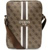 Guess PU 4G Printed Stripes Tablet Bag 10 GUTB10P4RPSW brown