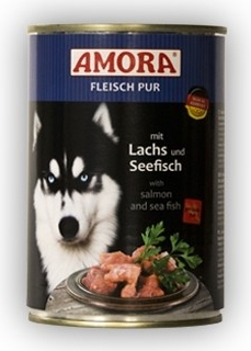 Amora Fleisch Pur s lososom a morskými rybami 400 g