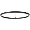 IdealLux 229515 ORACLE SLIM D700mm závesné LED svietidlo 38W 4300/2220lm 3000K IP20 čierna